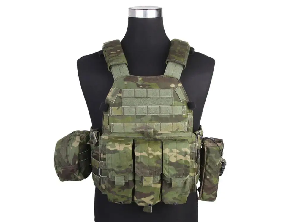 Снаряжение Emerson LBT6094A стильный жилет с мешками для страйкбола, военная армейская Боевая Экипировка EM7440G AT/FG AOR1 AOR2 KH CB MR HLD - Цвет: MCTP