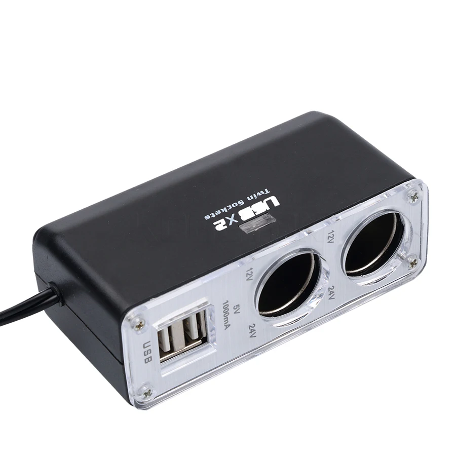 Sikeo 12 В двойной USB порт 2 полосная Автоматическая розетка для автомобильного