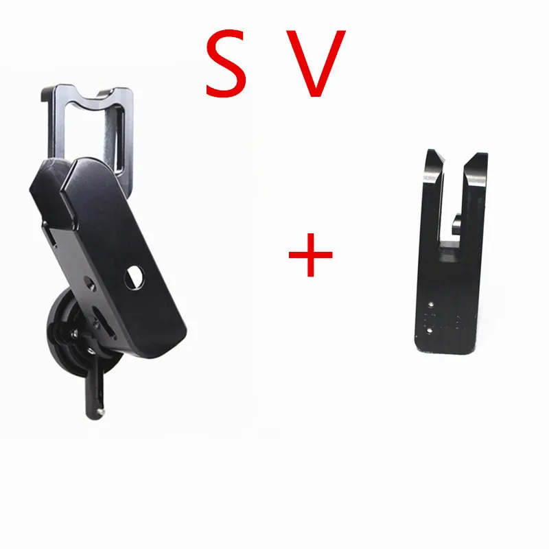 SV BK Горячая TMC IPSC алюминиевая гоночная кобура и блок вставки для: SV, Glock CZ shadow 2 Черный Красный Синий Охота Вечерние - Цвет: SV BK