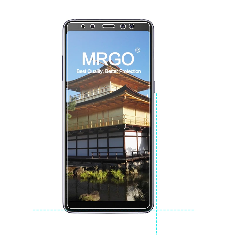 2 шт MRGO закаленное стекло для samsung Galaxy A8 2018 Защитная пленка экрана телефона Plus