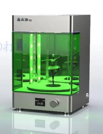 IGRARK 3D Printer Led Rotary UV Curing Chamber Curing Box UV Rapid Post Curing Resin Curing Box