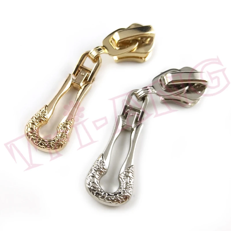 

20pcs/lot, Fashion Gold & Silver 5# Metal Zipper Slider DIY Material