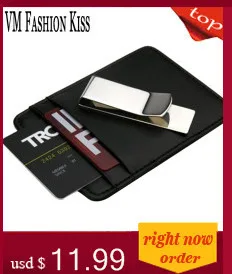 VM FASHION KISS Высокое качество эластичный бумажник мини шнурок кредитные карты ID Держатели Тонкий минималистичный кошелек Волшебная визитница