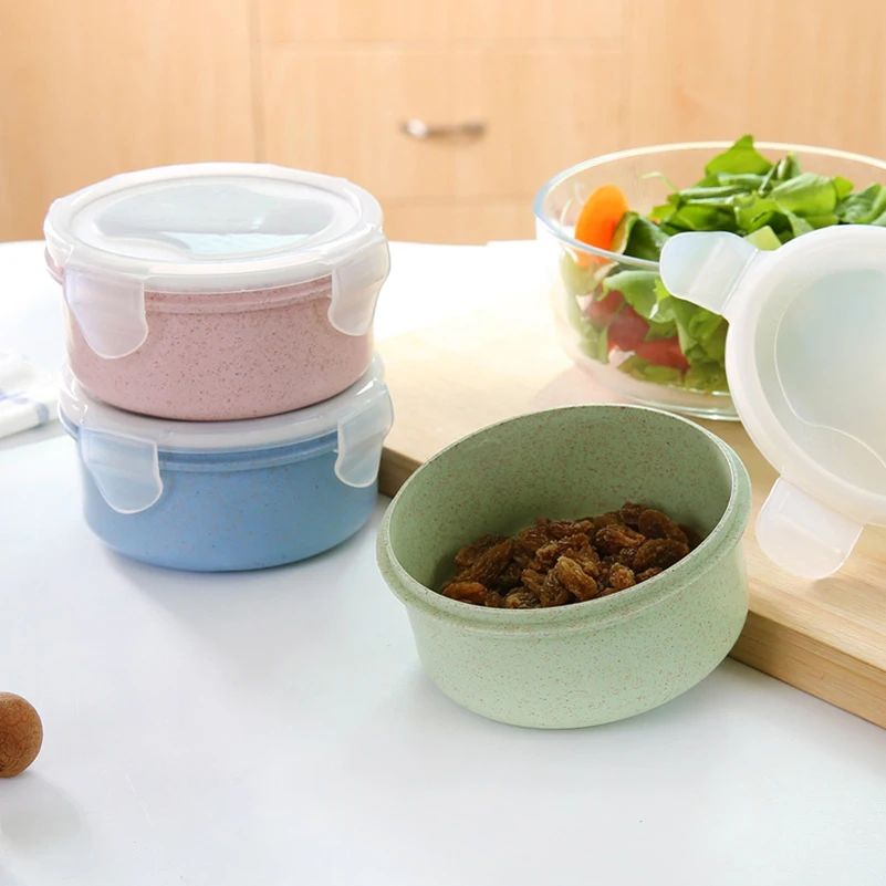 Портативные микроwavable круглые коробки для обеда детей мальчиков и девочек сетки