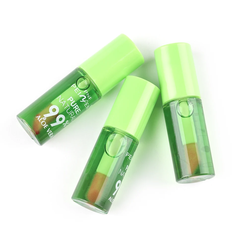 Блеск для губ с алоэ увлажняющее средство макияжа питательная жидкая помада