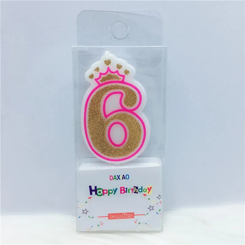 Candle-G-Pink6 5 шт. Блестящий золотистый Серебристый звезды в форме сердца День рождения свечи для детей мальчик девочка украшения для вечеринки на день рождения торт свечи - Цвет: Candle-G-Pink6