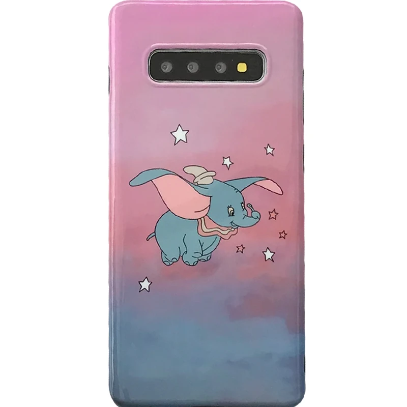 YHBBCASES чехол для телефона с мультяшными животными Samsung Note 10 Plus Galaxy S10 5G S8 S9 8 9 Funny Dumbo