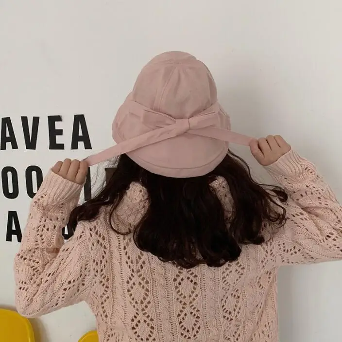 Летние однотонные модные широкие Панама с полями из хлопка и льна солнцезащитный