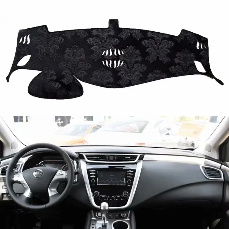 Для Nissan Murano 2014 2015 2016 2017 2018 фланелевые Dashmats приборная панель покрывает Dash Pad Коврик