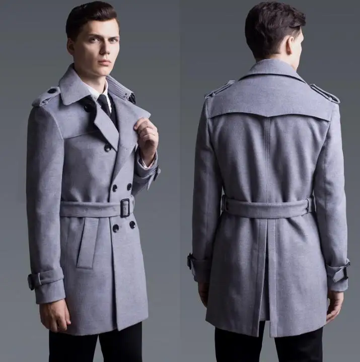 

Black grey 2020 spring casual woolen overcoat mens cashmere coat casaco masculino inverno erkek mont sobretudo england 6XL