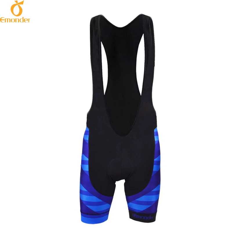 

EMONDER 2020 Cycling Bib Shorts Coolmax Padded Men's Pro Team Bib Shorts Cycling Bicycle Bike Bib Shorts Riding 4D Pants