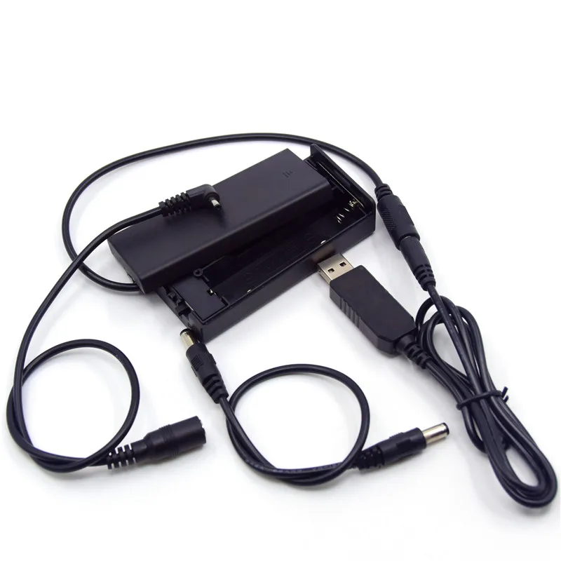 18650 Мощность банка коробка + адаптер кабель удлинитель usb зарядного устройства 7 4 V