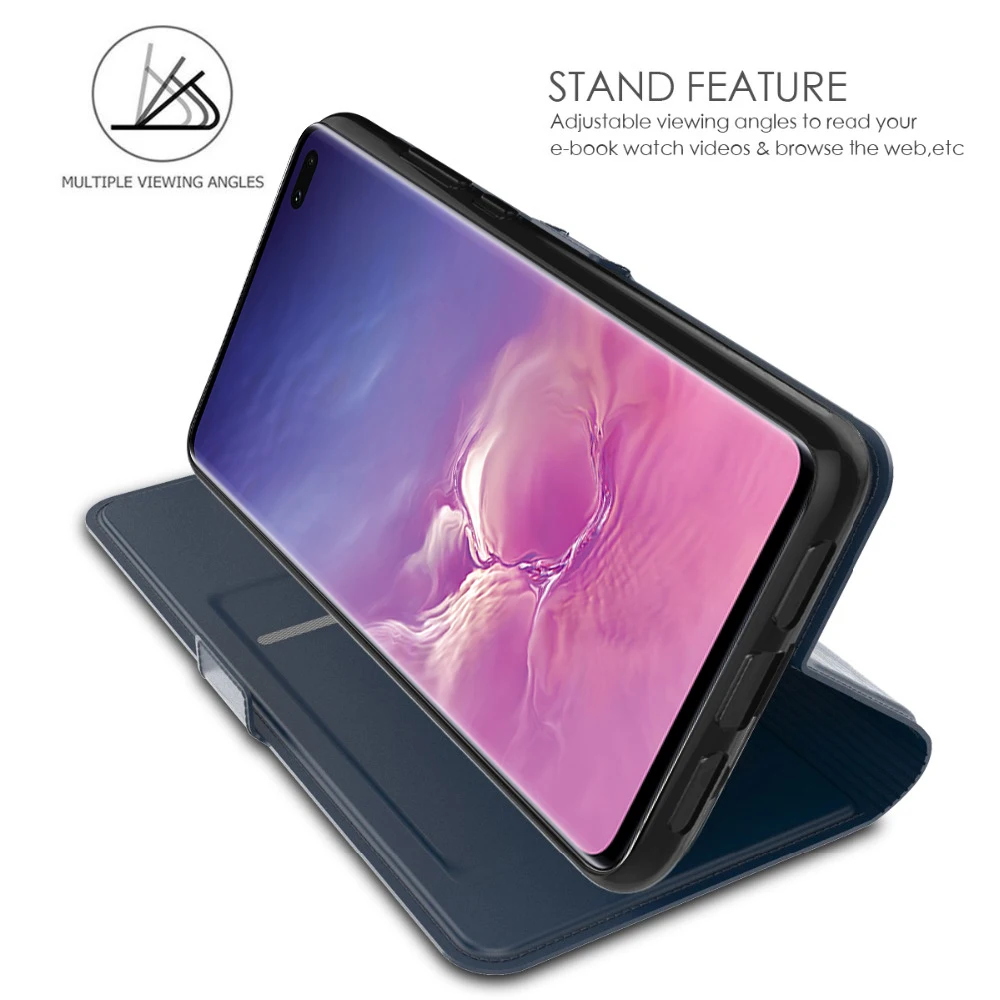 Chyi кожаный чехол с откидывающейся крышкой для samsung galaxy s10 plus 360 Защитный coque s10e lite s8