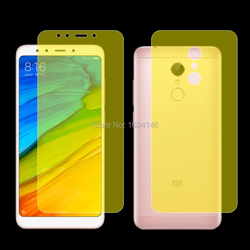 Передняя полная защитная пленка из мягкого ТПУ для экрана Xiaomi Redmi 5 5.7 дюйма, закрывающая изогнутые части (не закаленное стекло)