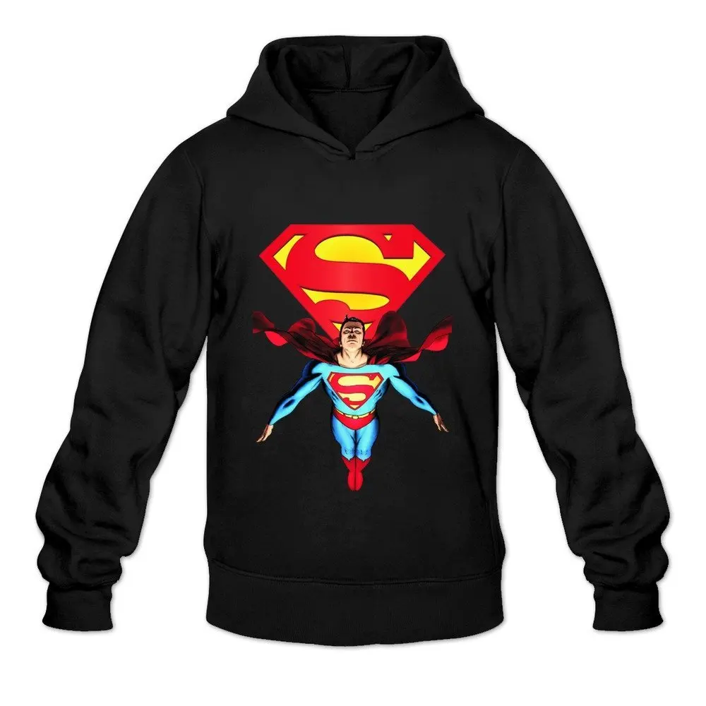 Мужская Супермен С Длинным Рукавом Длинными Рукавами Высокого Качества Теплый