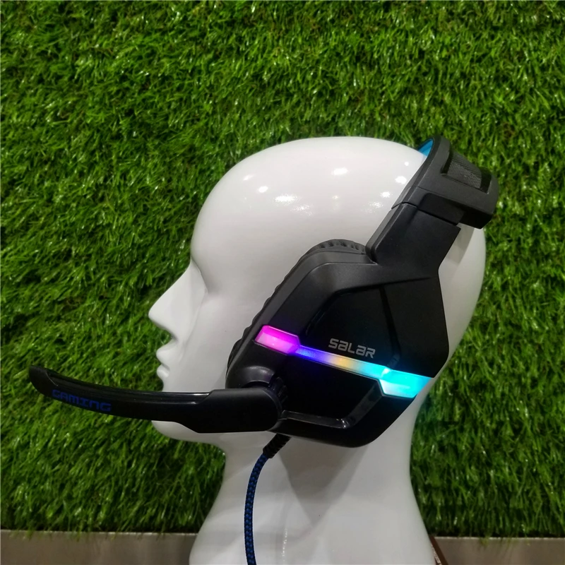 Salar KX901 игровая гарнитура casque проводные стерео наушники с глубокими басами для