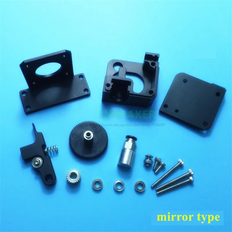 Mirror type All metal Prusa i3 MK2 Titan Aero extruder kit with motor + E3D Heat sink V6 hotend j-head | Компьютеры и офис