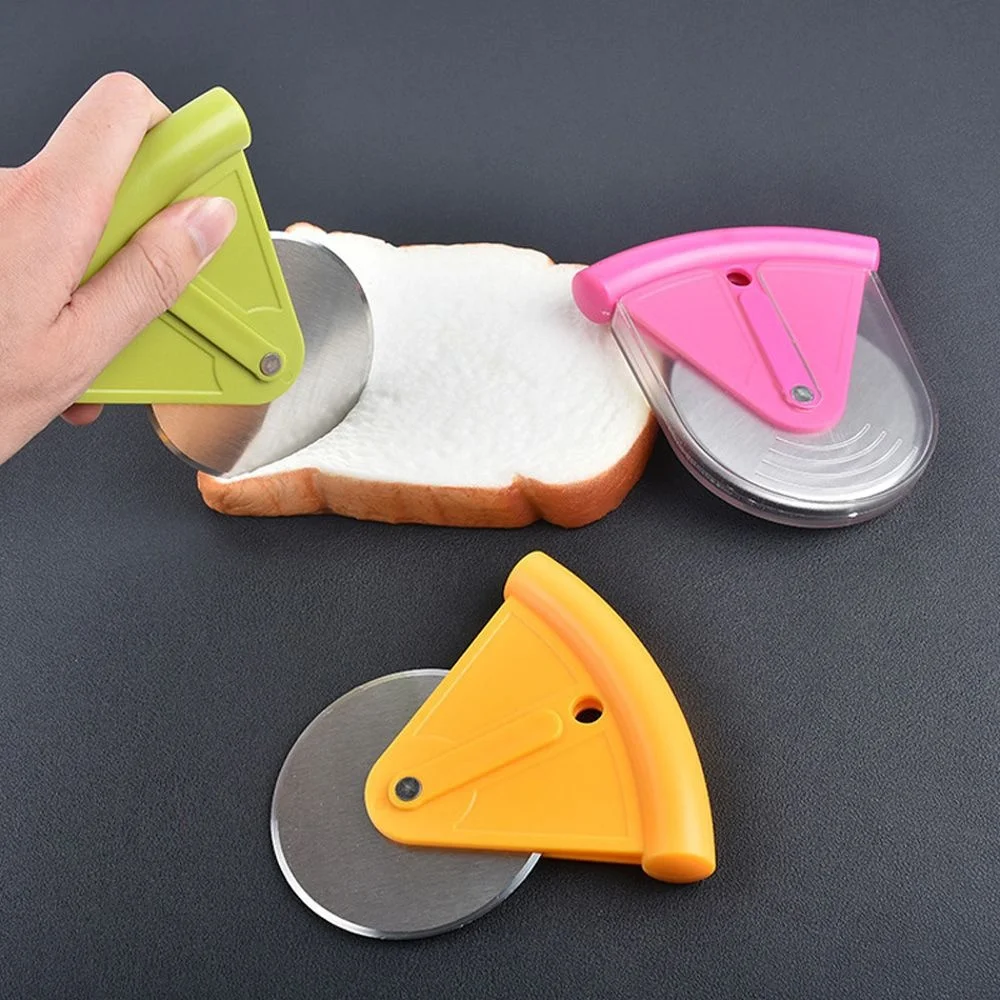 1 шт Мини Круглый Форма пицца режущие колесики нож для пиццы из нержавеющей стали