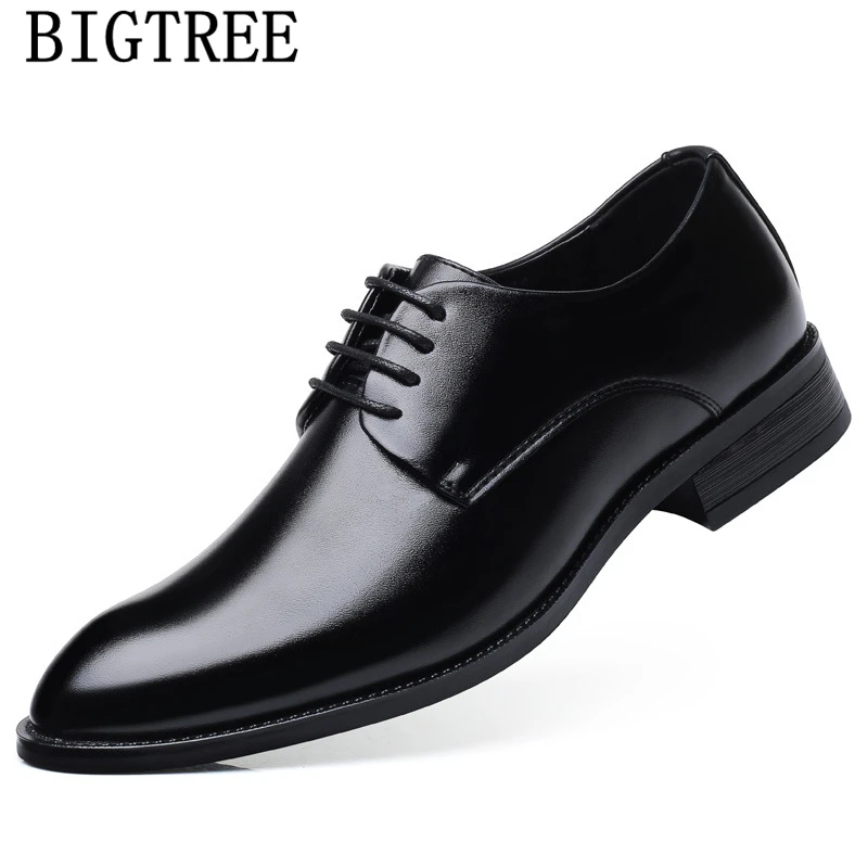 

Elevator Shoes For Men Coiffeur Business Shoes Men Oxford Leather Brand Formal Shoes Men Elegant Big Size Chaussure Homme Bona