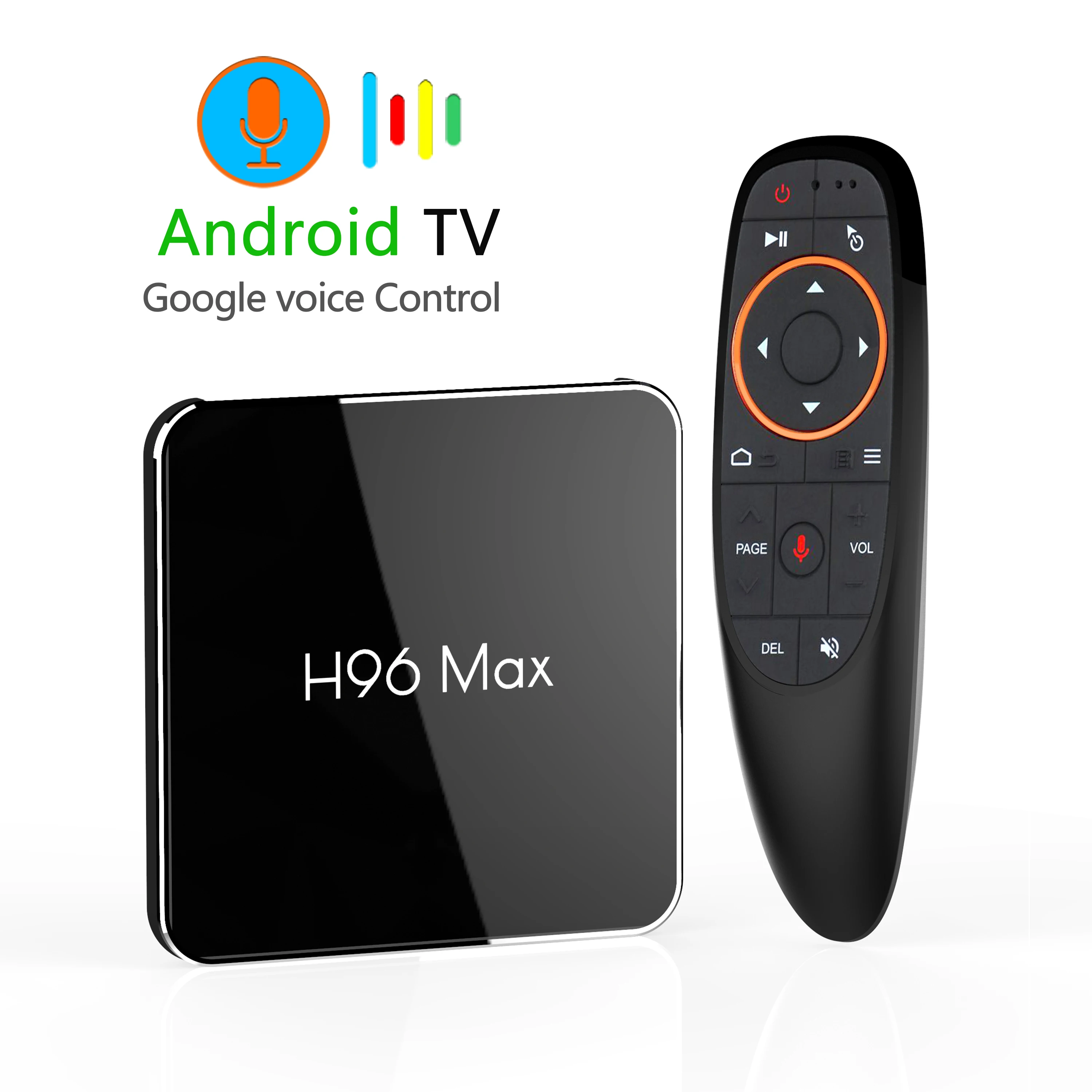ТВ приставка с голосовым управлением Amlogic S905X2 поддержка 2 4/5G Bluetooth Smart Android 9 0