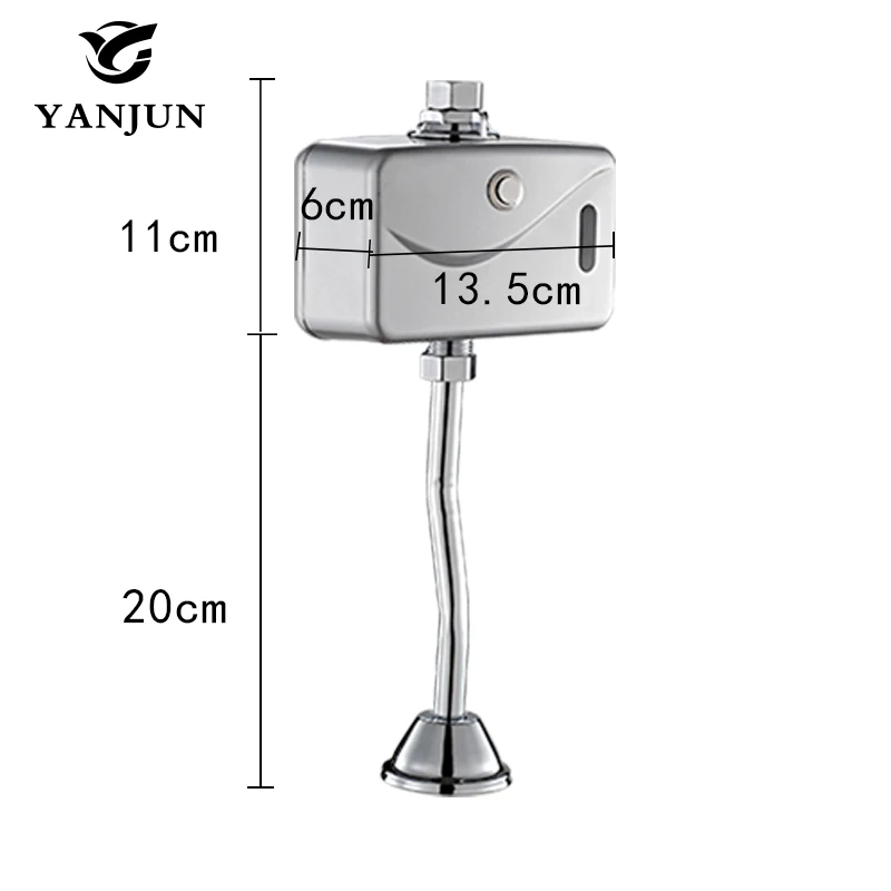 Yanjun автоматический Электрический писсуар смывной клапан датчик и руководство 2