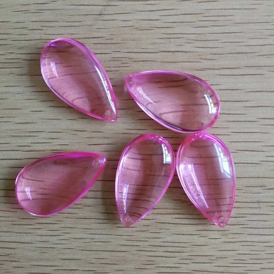 38 мм розовый 60 штук Капля воды Современные светодиодные водные призматические