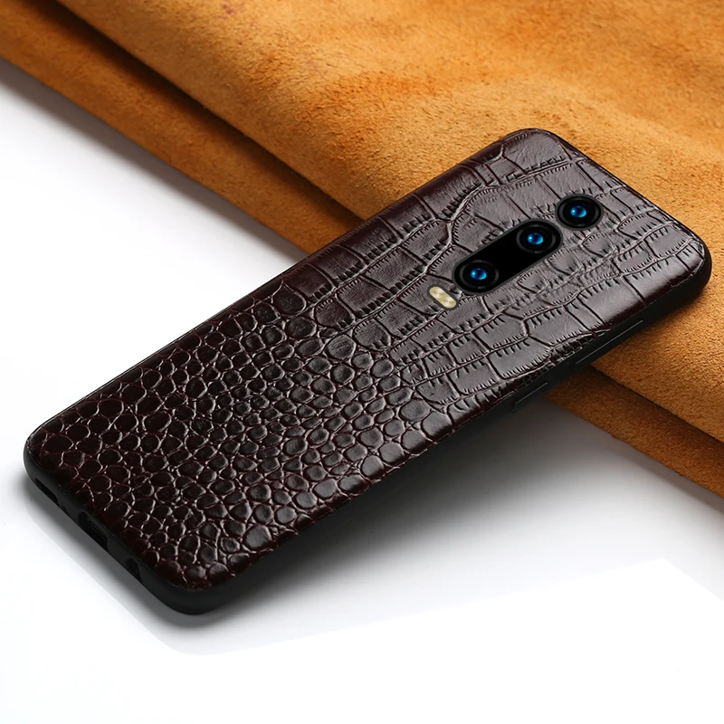 Чехол из натуральной кожи для Xiao mi Red mi K20 Pro Red mi Note 7 6X A2 Lite чехол из крокодиловой кожи для mi 9 9SE 8 8SE 8Explore ore Coque
