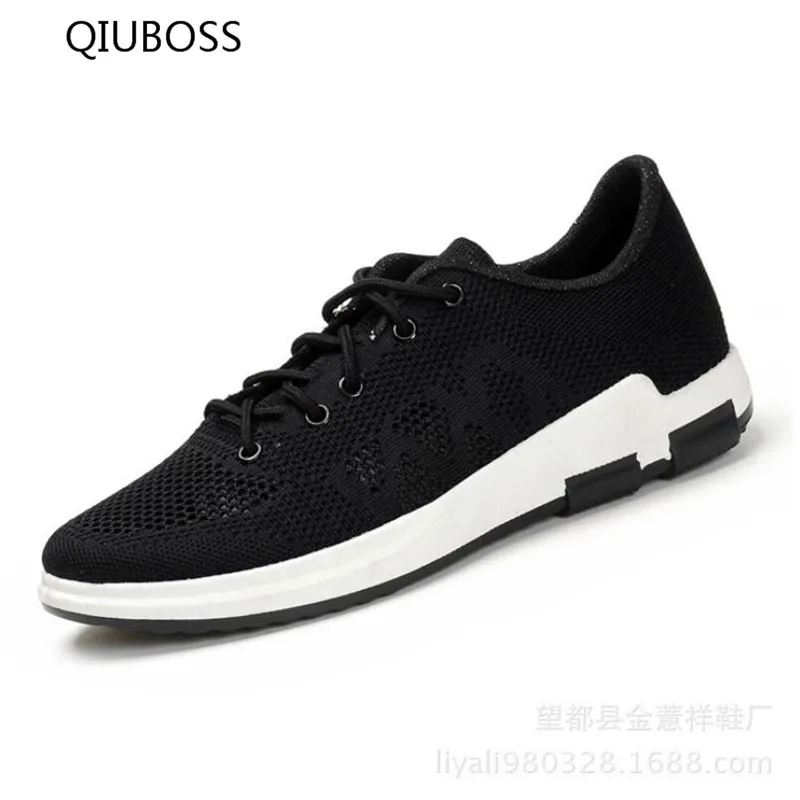 QIUBOSS сезон: весна–лето повседневная обувь для Для мужчин Новое поступление