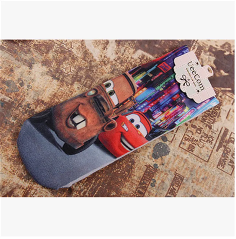 1 pairs 3D Печатные Носки Женщины Новый Unisex Симпатичные Low Cut Несколько Цветов Хлопок