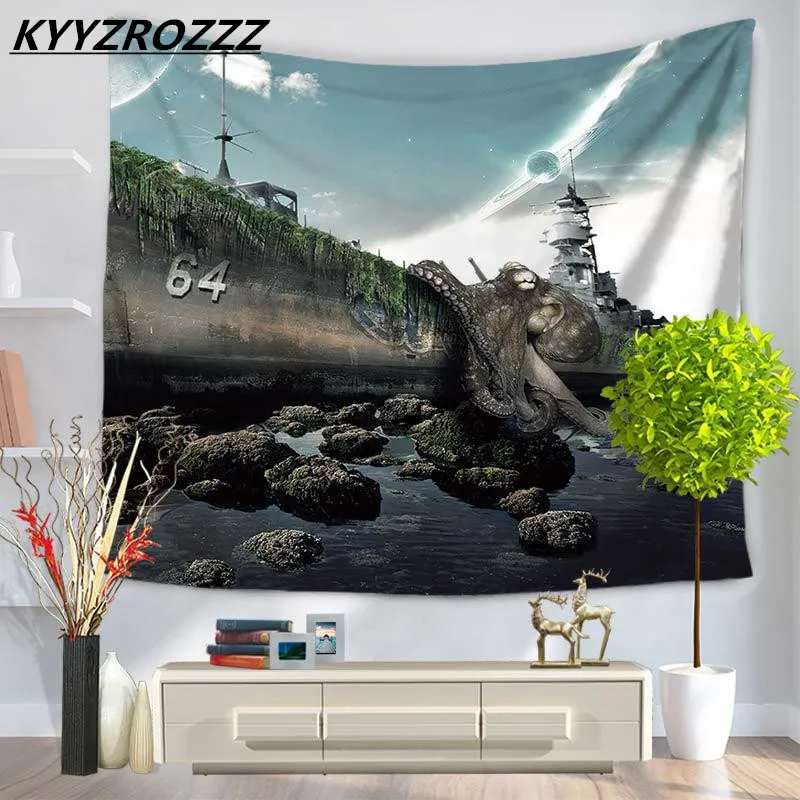 Средиземноморские искусственные настенные гобелены покрывало в стиле бохо