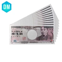 100 million yen silver banknote creative 999 9 silver foil japan world paper money art crafts for home decor and collections