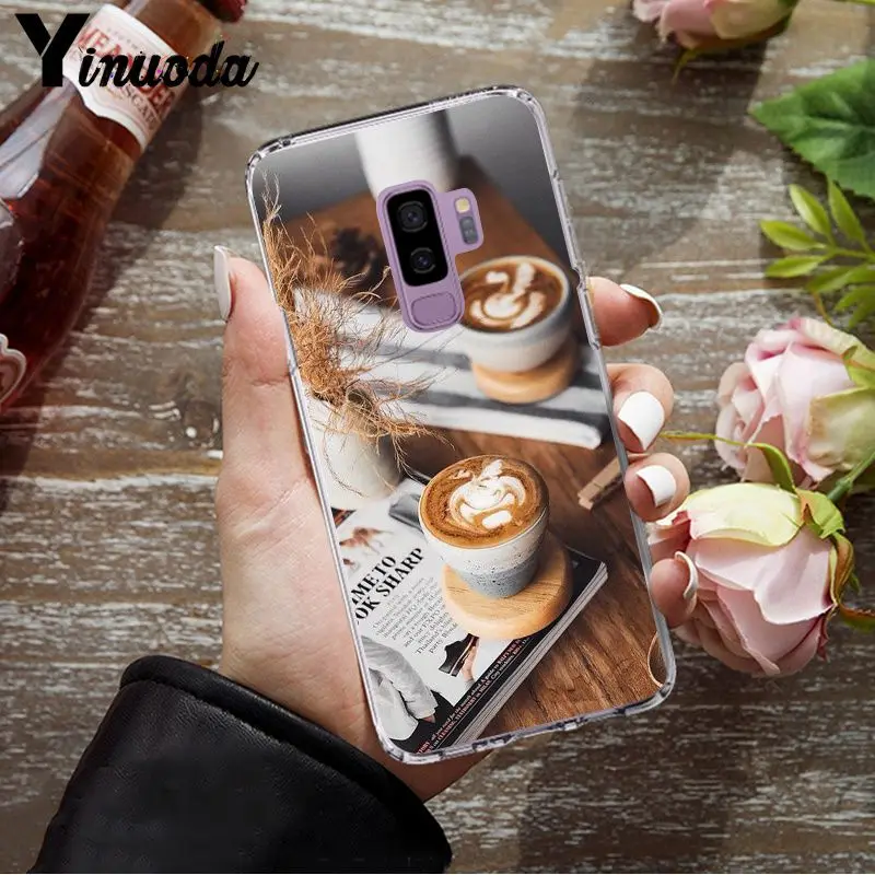 A8 Yinuoda чашка кофе Роскошный Уникальный Дизайн чехол для телефона для samsung S5 S6 S6 edge S6edge Plus S7 S8 S9 Plus чехол - Цвет: A8