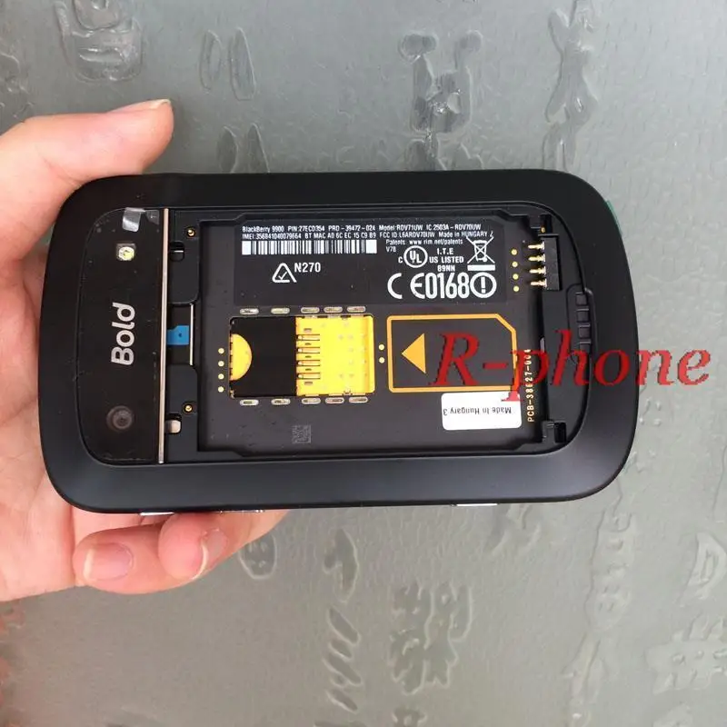 BlackBerry Bold Touch 9900 разблокированный мобильный телефон BlackBerry 9900 5 Мп 3G WIFI Bluetooth отремонтированный смартфон