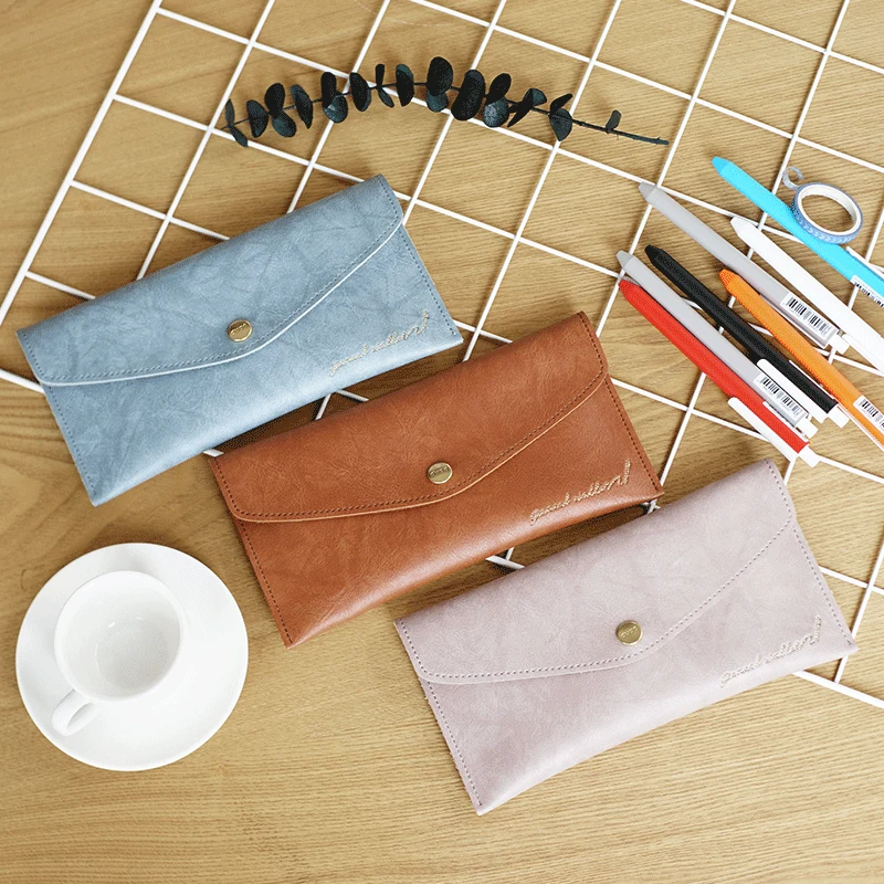 Высокая Ёмкость простые из искусственной кожи узкие брюки сумка коробка