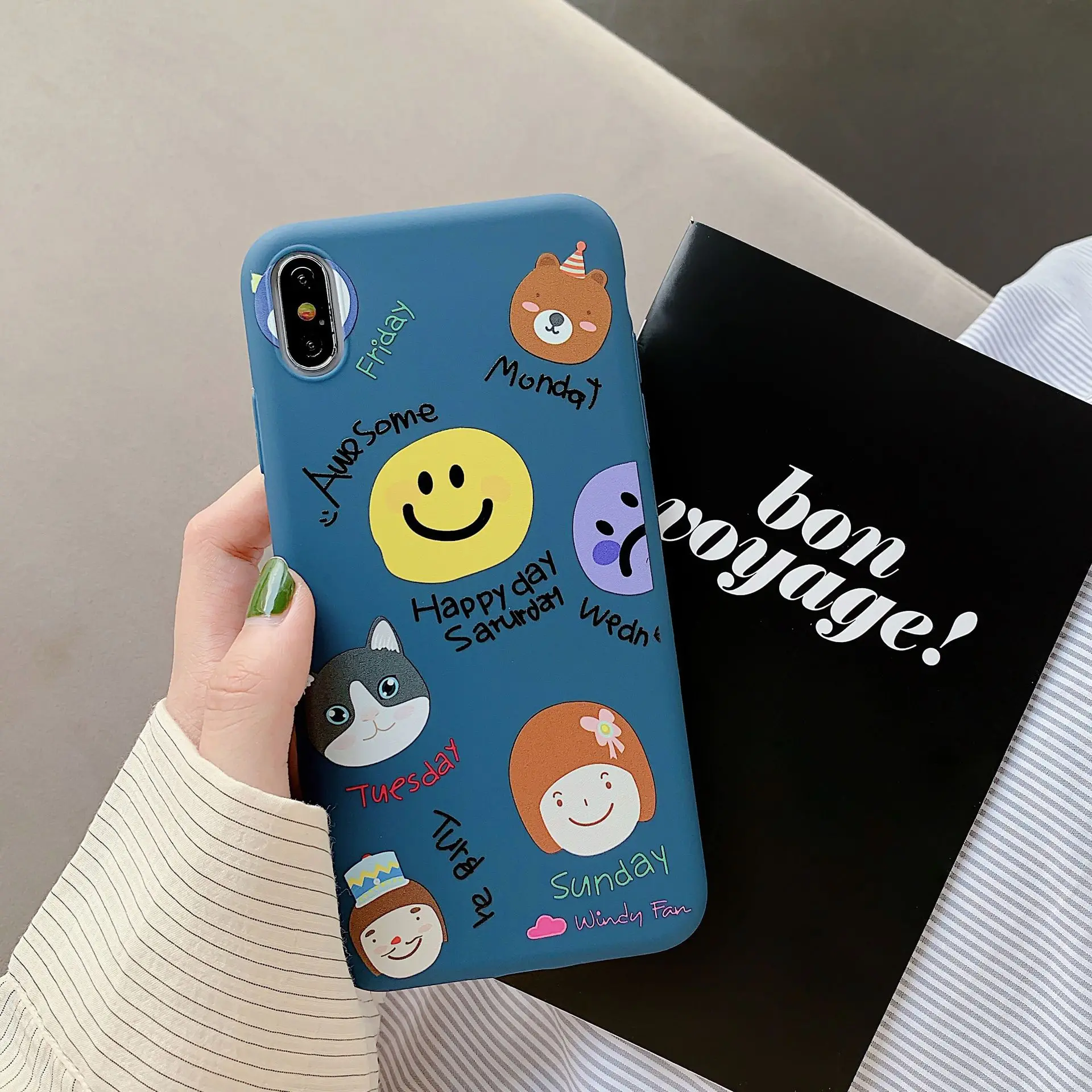 Милый Зеленый Кактус в горшке пара чехол для iPhone XR X 7 XS Max 6 6S 8 Plus Мягкий ТПУ