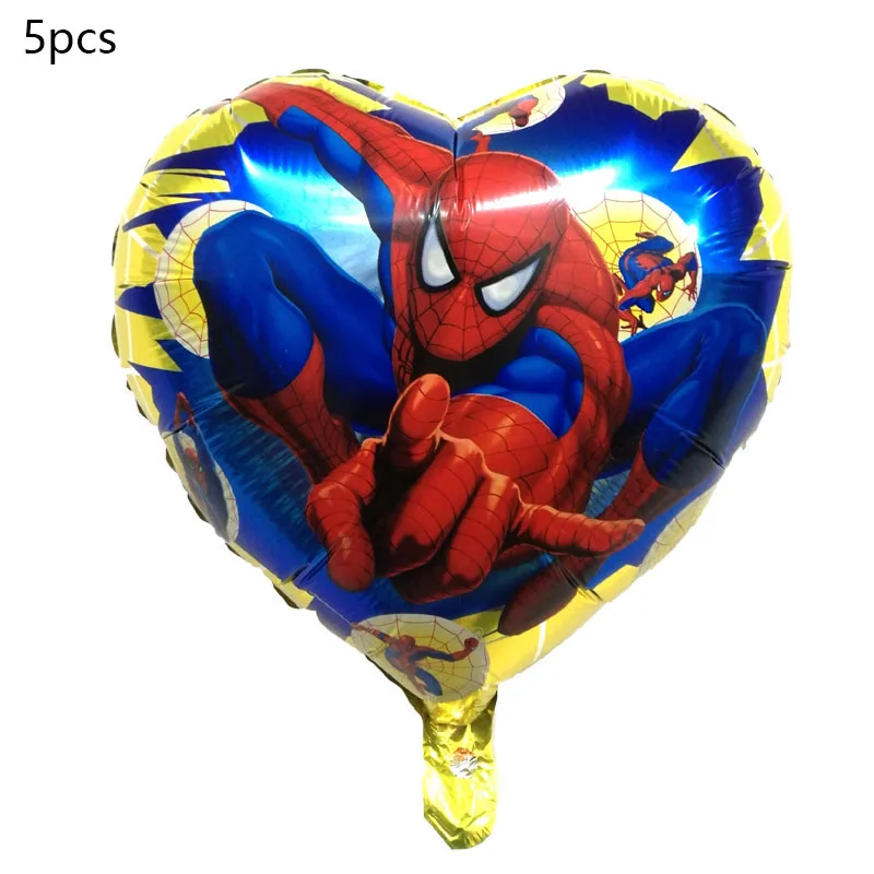 Фиолетовый 6pcs/lot Spiderman Foil Helium Balloons 30" Red Number Party Inflatable Ball Birthday Party Decoration Kids Toys Star Globos - Цвет: Фиолетовый