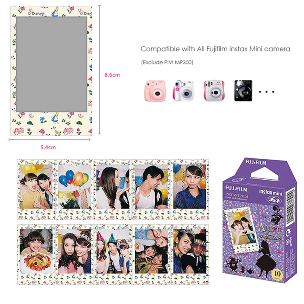 Оригинальная фотопленка Fujifilm Fuji Instax Mini 10 фотографий фоторамка с изображением