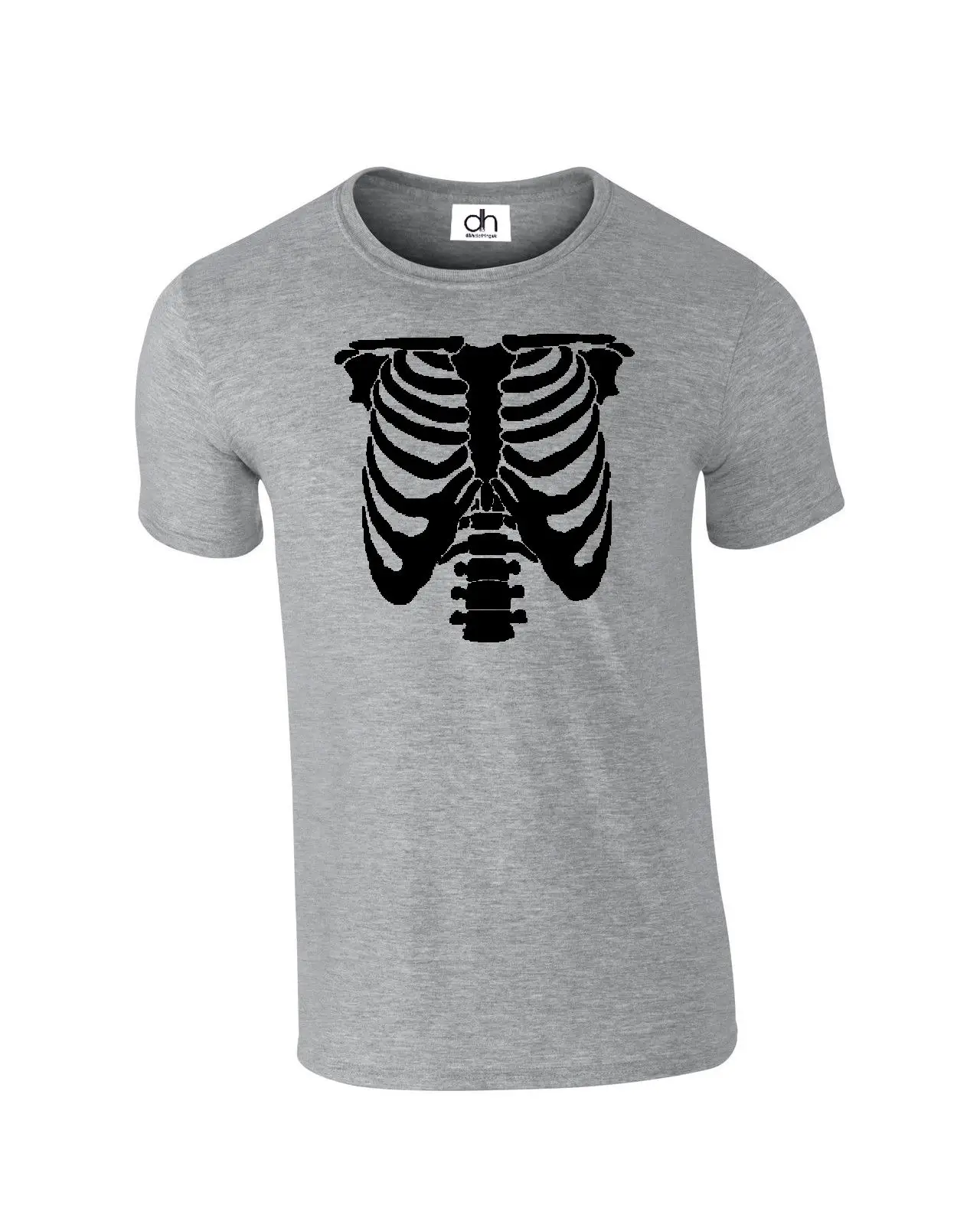 Ribcage/нарядное платье в виде скелета футболка стиле панк топ на Хэллоуин (RIBCAGE