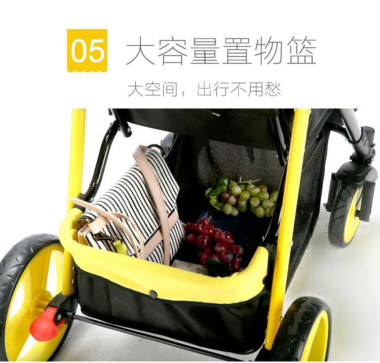 Sally Baby Cart может сидеть на портативном парашюте складной перевозчик шок бесплатно тележки.|Четырехколесная