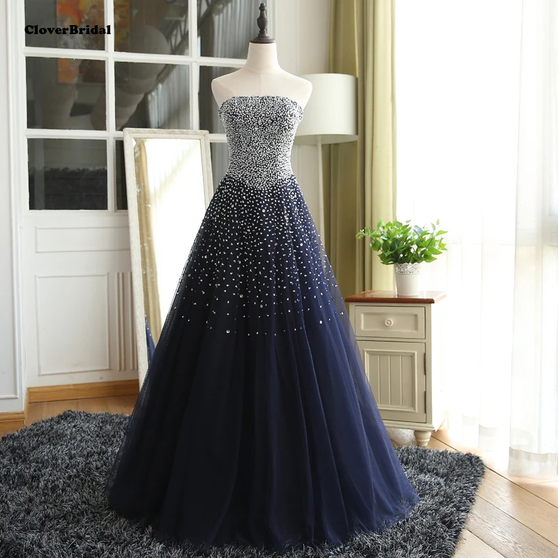 Лидер продаж 2017 года блестящее роскошное вечернее платье в пол из фатина с