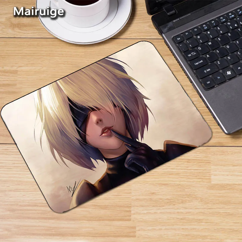 Mairuige NieR: Automata 2B игровой коврик для мыши для девочек, маленький размер 22х18/25x20/29x25 см, коврики для стола, резиновые Противоскользящие коврики для мыши - Цвет: 250X200X2MM