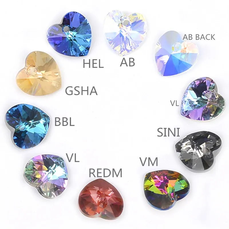 MS Betti 2019 Новые мини-серьги с сердечками настоящими кристаллами от Swarovski Bijoux