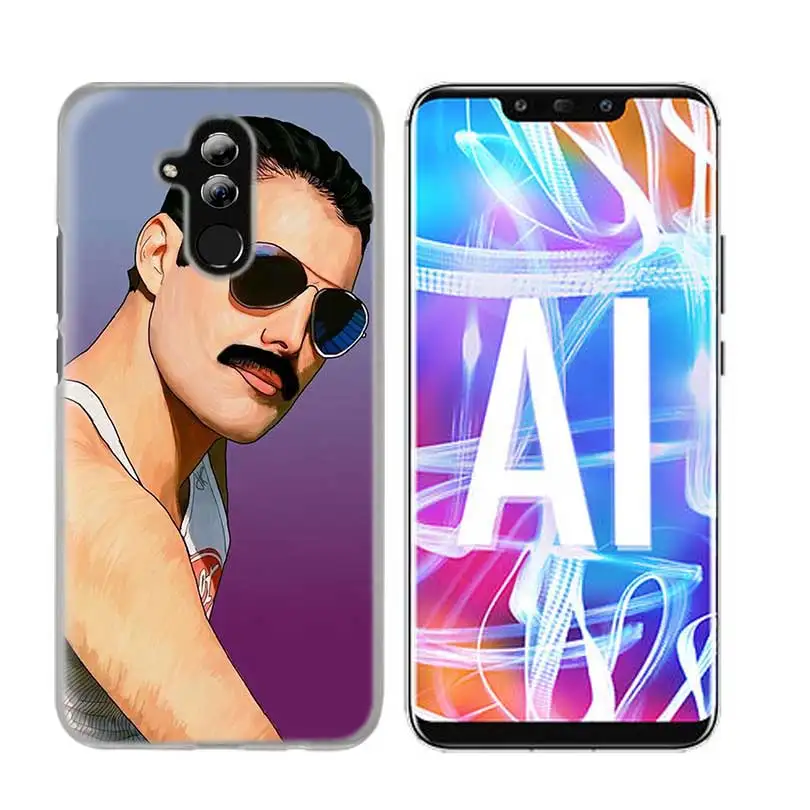 01 Чехол для huawei Honor P20 mate 20 10 P10 P9 P8 8X9 Lite P Smart+ Plus Nova 3i прозрачный чехол queen Freddie Mercury - Цвет: 01