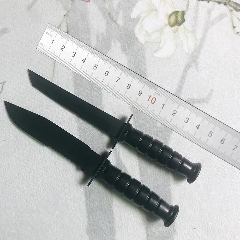 CS Cold стальной нож с фиксированным лезвием портативное ожерелье GO для походов