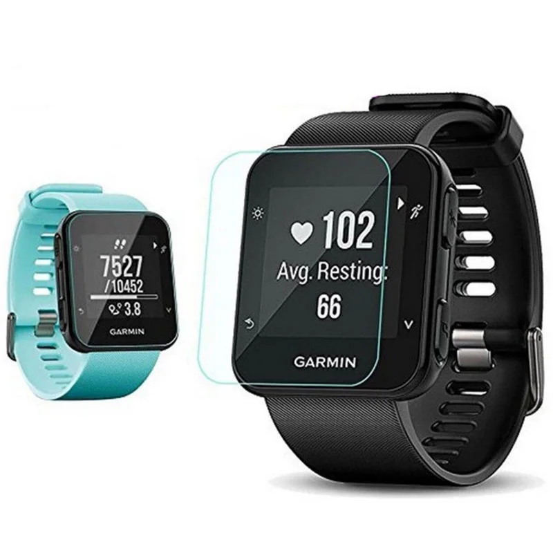 

2xUltra HD Прозрачная защитная пленка из закаленного стекла для Garmin Forerunner 35 Fr30 Смарт-часы закаленное защитное покрытие для экрана