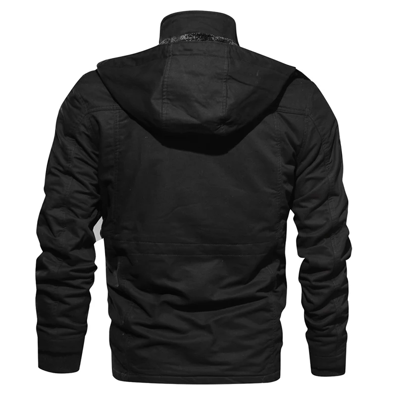 Refire gear теплая военная куртка для мужчин, армейская куртка пилота, теплая зимняя одежда для мужчин, пальто с капюшоном, повседневная шерстяная куртка с подкладкой, тактическая куртка