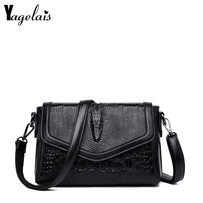 

Simple Ladies PU Leather Chain Shoulder Handbags Women Girls Solid Small Messenger Crossbody Bags Teen Travel Small Pouch Purse