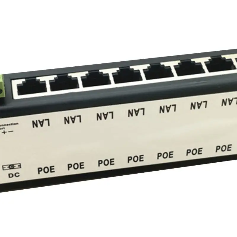 Новый 8 портов POE сплиттер для CCTV сети камера питания по Ethernet IEEE802.3af|Коробки