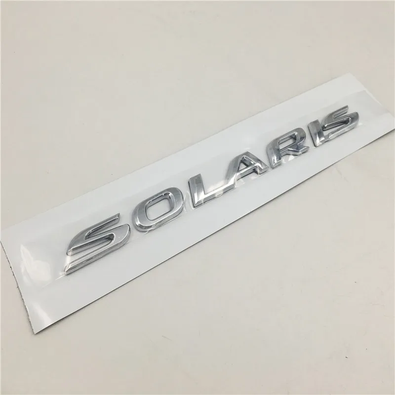 Хромированный значок с эмблемой для Hyundai Solaris|Наклейки на автомобиль| |