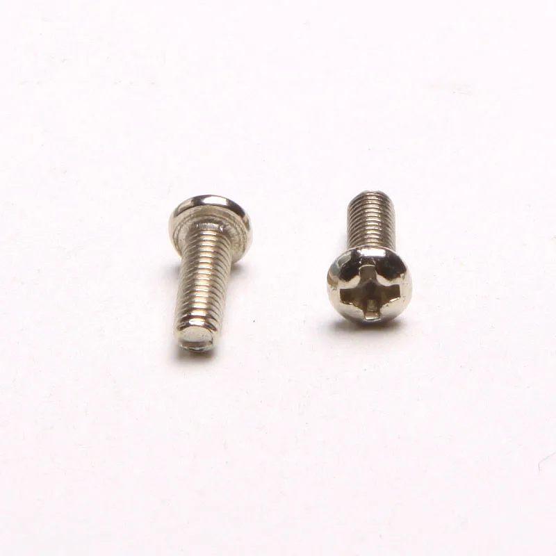 200PCS-M2.5 *4/5/6/8/10..16 GB818 Round Screws Cross Plate Head Machine [Nickel Plating] Electronic | Обустройство дома